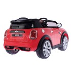 Электромобиль MINI COOPER, цвет красный - Фото 3