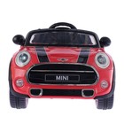 Электромобиль MINI COOPER, цвет красный - Фото 6