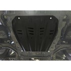 Защита картера и КПП Rival для Renault Koleos I, II (V - 2.0d; 2.0; 2.5) 2008-2017 2017-н.в., сталь 2 мм, с крепежом, 111.4158.1 - Фото 2