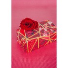 Бумага упаковочная глянцевая "Розы", 100х70 см - Фото 5