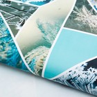 Бумага упаковочная глянцевая "Морозный день", 100х70 см - Фото 1