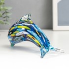 Сувенир стекло "Дельфин многоцветный" под муранское стекло МИКС 8,5х12 см - Фото 4