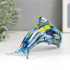 Сувенир стекло "Дельфин многоцветный" под муранское стекло МИКС 8,5х12 см - Фото 5
