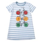 Сорочка для девочки "Fruity bike" 690 цвет голубой, р-р 32 - Фото 2