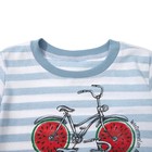 Сорочка для девочки "Fruity bike" 690 цвет голубой, р-р 32 - Фото 3