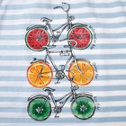 Сорочка женская "Fruity bike" 570 цвет голубой, р-р 54 - Фото 3
