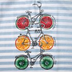 Комплект женский (майка, шорты) "Fruity bike" 247 цвет голубой, р-р 42 - Фото 3