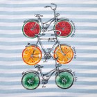 Комплект женский (майка, бриджи) "Fruity bike" 246 цвет голубой, р-р 48 - Фото 3