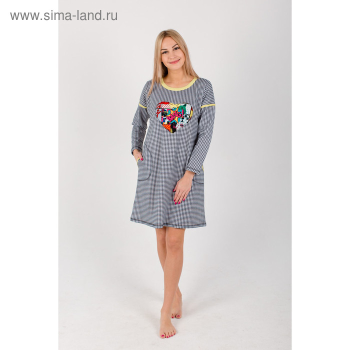 Платье-туника женская Диско 3069 цвет серый, р-р44 - Фото 1