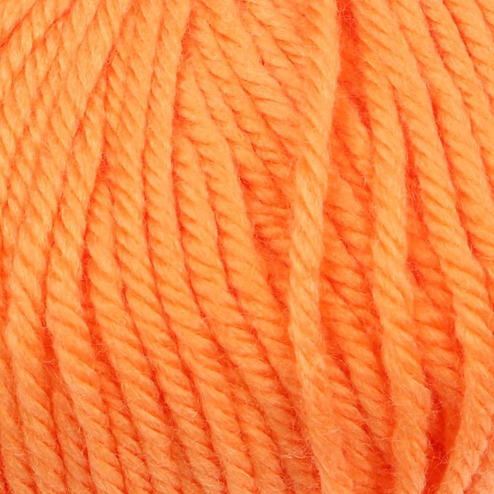 Пряжа "Семицветик" 100% акрил 100гр/180м (035 оранжев) - Фото 1