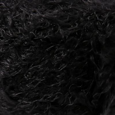 Пряжа "Хлопок травка" 65% хлопок 35% полиамид 220 м/100гр (003 черный)