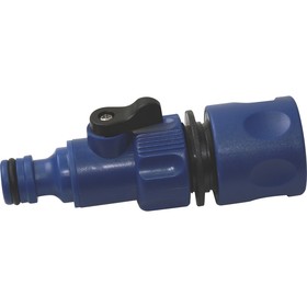 Клапан регулирующий, цанговое соединение 1/2" (12 мм), быстросъёмное соединение, пластик
