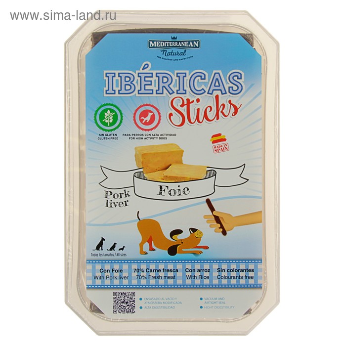 Лакомство Ibéricas Sticks для собак, палочки из печени, 900 г - Фото 1