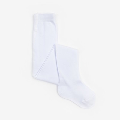 Колготки детские, цвет белый, рост 98-104 см