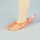 Бахилы детские оранжевые ПНД 300×100 мм 28 мкр 1.9 г 25 пар/уп - Фото 3