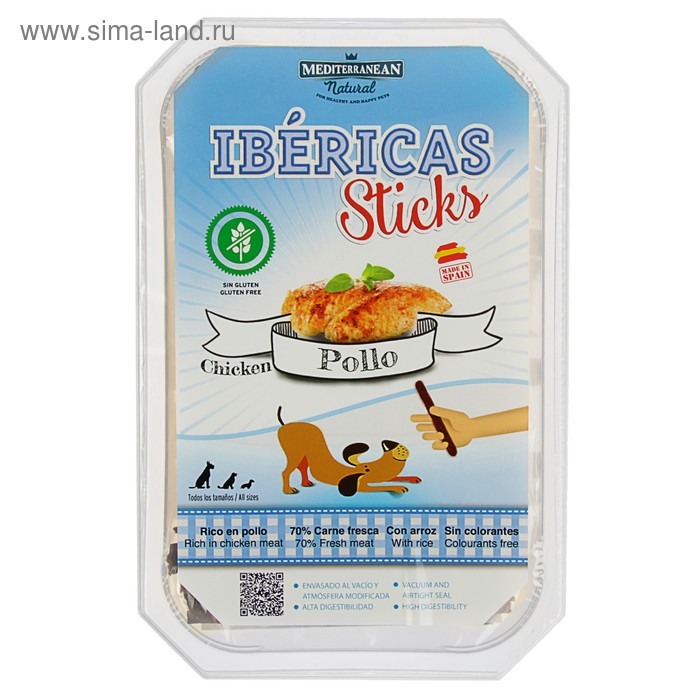Лакомство Ibéricas Sticks для собак, куриные палочки, 900 г - Фото 1