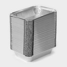 Форма из фольги для выпечки и запекания Доляна, 960 мл, 21.8×15.5×4 см - Фото 7