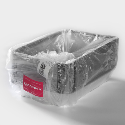 Форма из фольги для выпечки и запекания Доляна, 2,1 л, 31,5×21,5×6 см