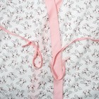 Комплект женский (халат, майка, шорты) Ботаника цвет розовый, р-р 42 - Фото 4