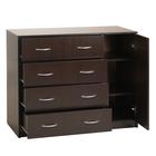 Комод напольный «Клик Мебель», 5 ящиков, с дверью, 1100×480×900 мм, цвет тёмно - серый - Фото 3