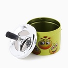 Пепельница для дома бездымная «Смайл», для сигарет и стиков, 9×12 см 425252