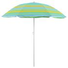 Зонт пляжный Maclay «Модерн», с серебристым покрытием, d=160 cм, h=170 см, цвет МИКС - Фото 1