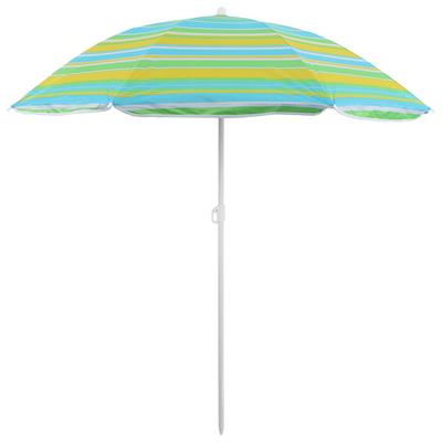 Зонт пляжный Maclay «Модерн», с серебристым покрытием, d=160 cм, h=170 см, цвет МИКС