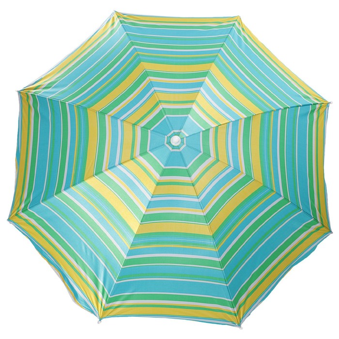Зонт пляжный Maclay «Модерн», с серебристым покрытием, d=150 cм, h=170 см, МИКС - фото 1884679139