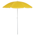 Зонт пляжный "Классика" с серебряным покрытием, d=210 cм, h=200 см, МИКС - Фото 1