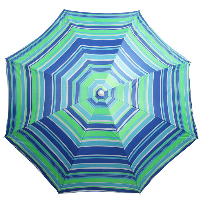 Зонт пляжный Maclay «Модерн» с серебристым покрытием, d=240 cм, h=220 см, цвет МИКС - фото 1911156020