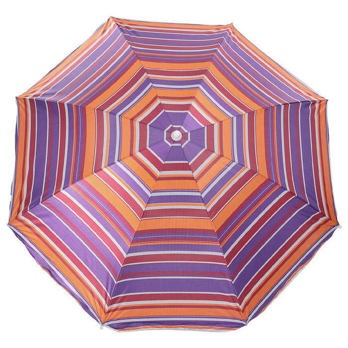 Зонт пляжный Maclay «Модерн» с серебристым покрытием, d=240 cм, h=220 см, цвет МИКС - фото 1911156023