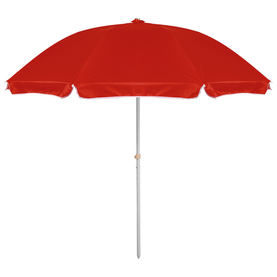 Зонт пляжный «Классика», с механизмом наклона, d=240 cм, h=220 см, МИКС