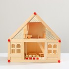Домик кукольный с мебелью, 4 фигурки, 39 элементов - Фото 3