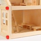 Домик кукольный с мебелью, 4 фигурки, 39 элементов - Фото 4