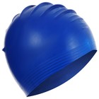 Шапочка для плавания взрослая ONLYTOP, резиновая, обхват 54-60, цвета МИКС - фото 8215040