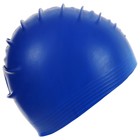 Шапочка для плавания взрослая ONLYTOP, резиновая, обхват 54-60, цвета МИКС - Фото 4