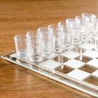 Игра "Пьяные шахматы", 32 рюмки, поле 25 х 25 см - Фото 3