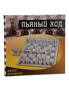 Игра алкогольная «Пьяные шахматы», для взрослых, 32 рюмки, стекло, поле 35×35 см - Фото 6