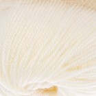 Пряжа "Bianca Baby lux" 45% шерсть, 55% акрил 150м/50гр (350 белый) - Фото 1