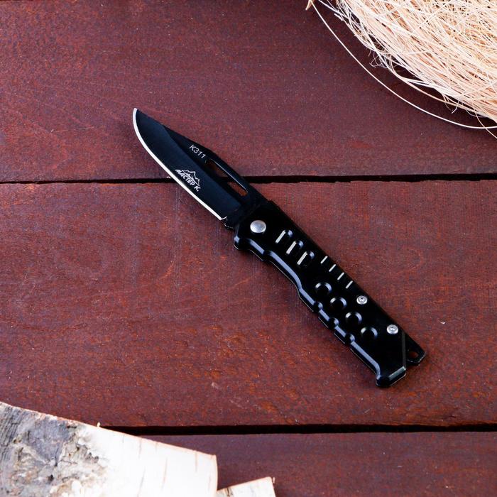 Нож складной "Пиранья" 15см, клинок 65мм/1,2мм - фото 1908353383
