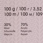 Пряжа "Merino bulky" 30% шерсть 70% акрил 100м/100гр (556 фиолетов) - Фото 3