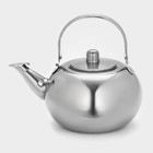 Чайник из нержавеющей стали «Арес», 1,2 л, металлическое сито, цвет хромированный - фото 318041657