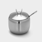 Сахарница «Нежа», 300 мл, 11×8.5 см, нержавеющая сталь - Фото 2