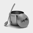 Сахарница «Нежа», 300 мл, 11×8.5 см, нержавеющая сталь - Фото 3