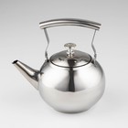 Чайник из нержавеющей стали «Жуан», 1 л, металлическое сито, цвет хромированный - фото 4110290