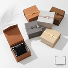 Коробочка подарочная под браслет/часы «Джентльмен», 9×9, цвет МИКС - фото 321229550