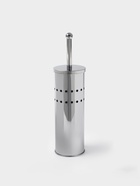 Ёршик для унитаза с подставкой, 10×10×37 см, хром - Фото 2