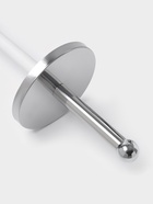 Ёршик для унитаза с подставкой, 10×10×37 см, хром - Фото 5