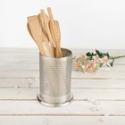 Подставка для столовых приборов, 13,5×13,5×16 см - Фото 2