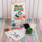 Игрушка из шерсти, мыло с мочалкой "Панда" - Фото 2